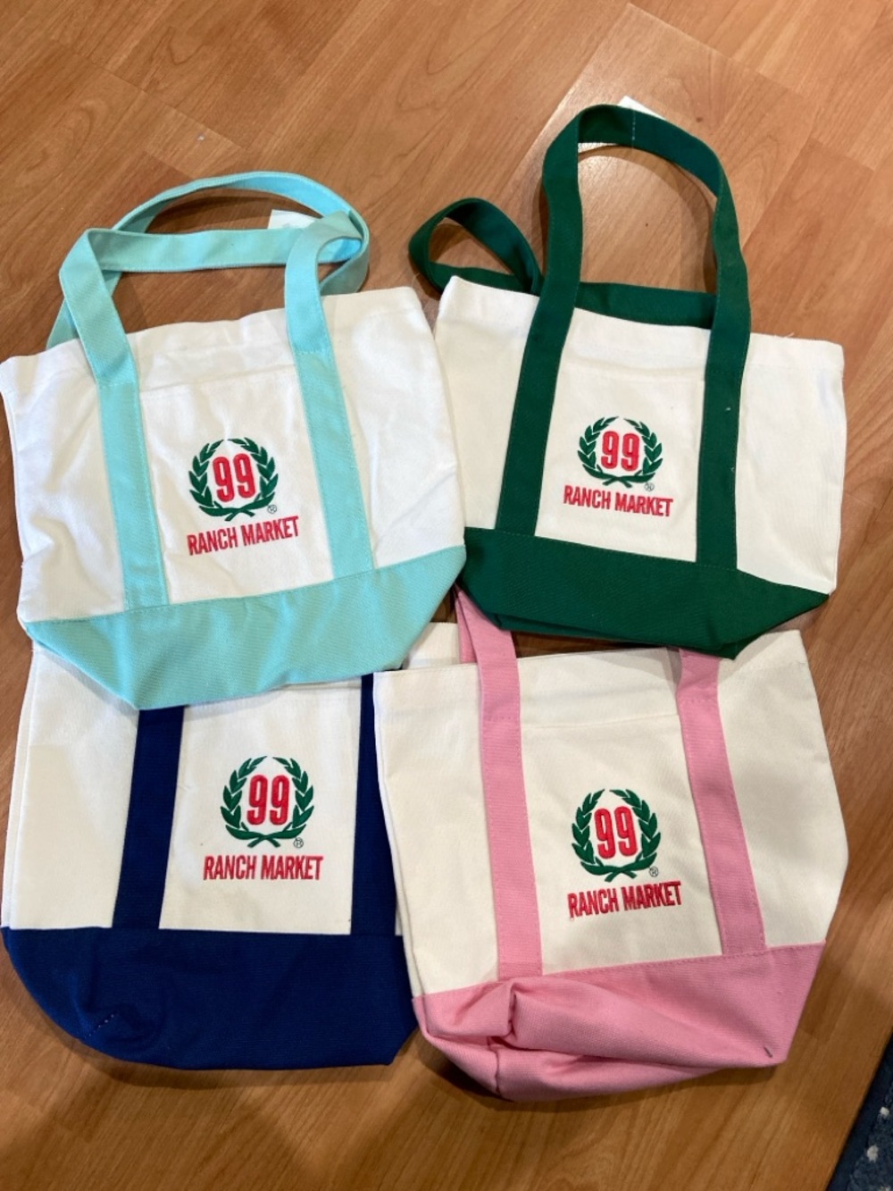 99 Ranch Market Canvas Tote Bags new colors pastle